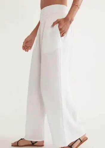 Marine layer Sophia Double Cloth Palazzo Pant Size Large NWT