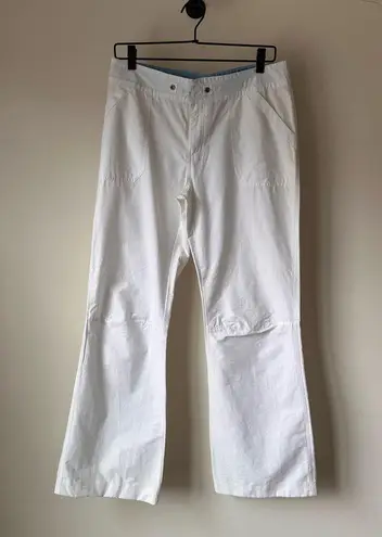 G.H. Bass & Co. White Flare Pants