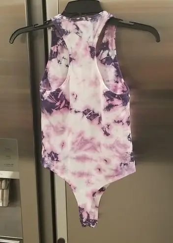 💕ELECTRIC & ROSE💕 Mercer Bodysuit ~ Pink/Purple/White Tie