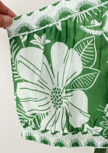 Farm Rio Macaw Elegance Crop Top, Size XL