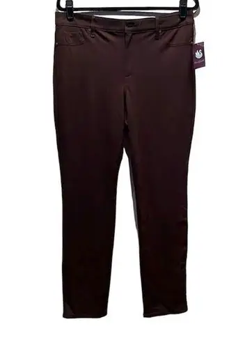 Gloria Vanderbilt New Women’s Vilma Midrise Brown Pointe Leggings Size 12 NWT