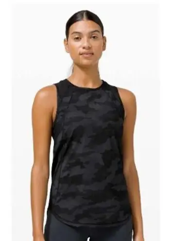 Lululemon Sculpt Tank in Heritage 365 Camo Sz. 4 Blue