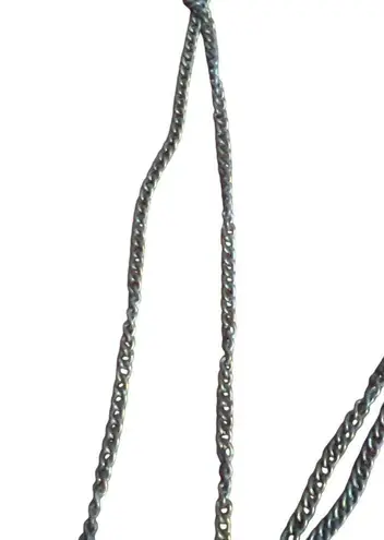 Boho Antique Gold Royal Blue Feather Pendant Necklace Feather Dangles Slide 28"