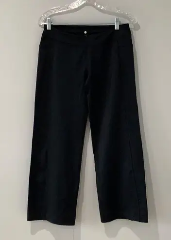 Lululemon  Yoga Capri Wide Leg Pants Size 6 Black