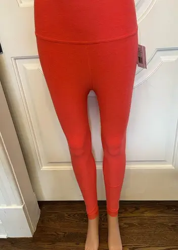 Beyond Yoga Allure Lace Trim Spacedye High Waisted Leggings Tights NEW