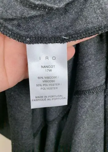 IRO Nancot Asymetric Ruffle Jersey Dress