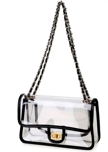 CLEAR CROSSBODY BAG Black
