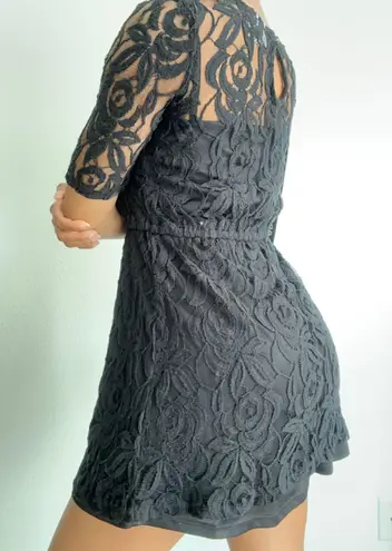 love on a hanger Grunge Black Lace Dress