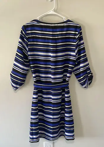 Gap Navy Blue Striped Dress S