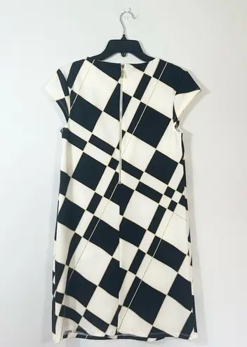 Julie Brown Women’s Stylish Black and White Checkered Dress