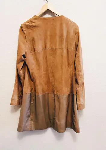 Chico's brown leather jacket