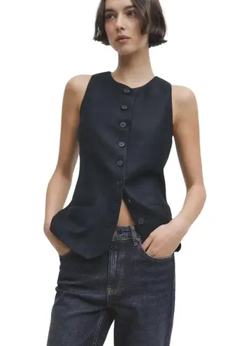 Massimo Dutti Mid Waist Slim Cropped Fit Jeans Size 4