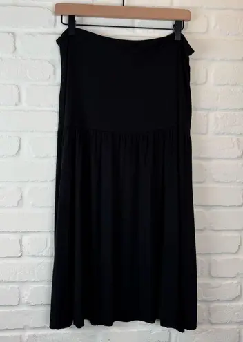 The Frock NYC Black The Band Skirt Tshirt casual everyday skirt XL