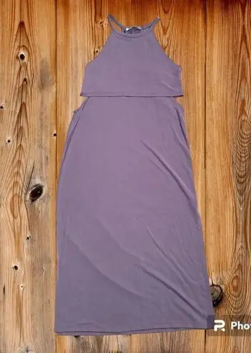 Double Zero NWOT!  Sleeveless Cut Out Maxi Dress Size Small in Purple