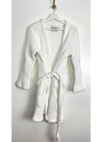 SLOWTIDE Guild Waffle Robe in White Size Large / X