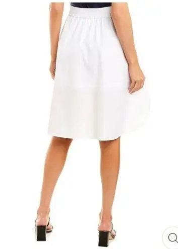 Vince  tulip hem knee length white skirt size xs