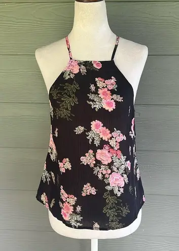 re:named Floral Halter Top