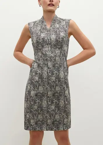 MM.LaFleur Aditi textured sheath dress in Crackle size 10