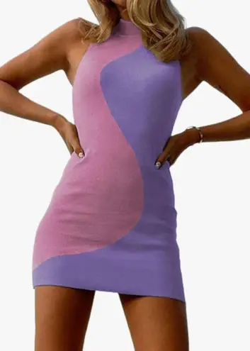 Amazon Pink And Purple Swirl Dress