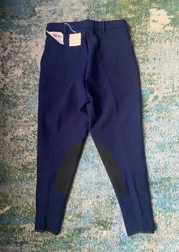 Vintage deadstock Harry Hall equestrian riding breeches, size 30R Blue