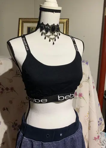 Bebe Black Sports Bra