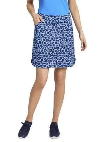 Peter Millar  Alice Petal Hem Blue Floral Athletic Tennis Skirt Skort Size XS