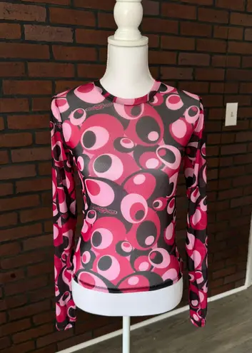 OMIGHTY Mesh Top Pink Size M