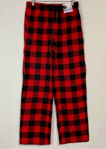 Stars Above Women’s Casual Buffalo Plaid Pajama Pants Red & Black Size XS NWT