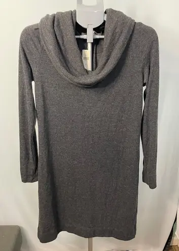 Michael Stars Anthropologie Gray Cowl Neck Long Sleeve Dress Size M