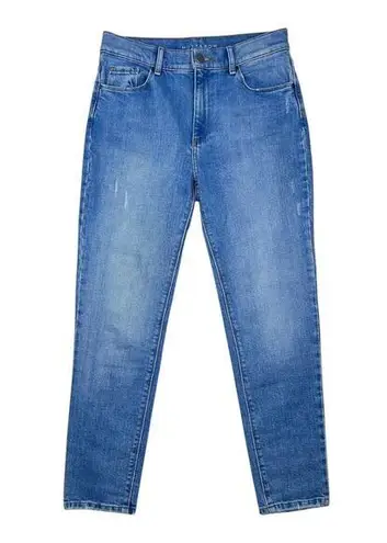 Mott & Bow Mom Jeans women's size 28 x 28 blue high waisted jeans