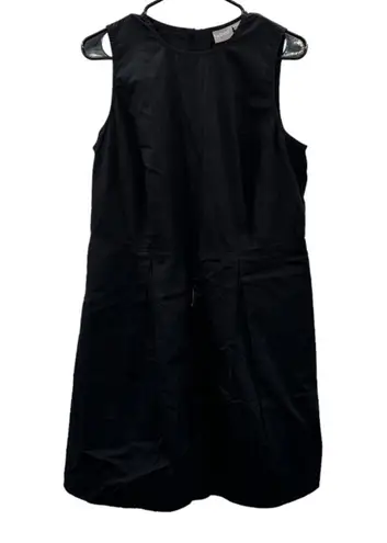 Eshakti Black Custom Fit 100% Cotton Sleeveless Shift Dress Size M
