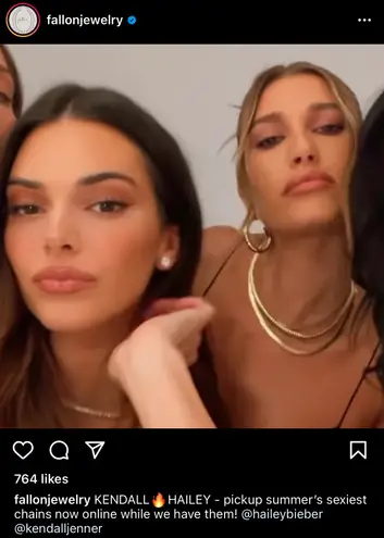 Neiman Marcus Fallon Jewelry 18K rose gold plated over stainless steel Hailey snake chain liquid herringbone necklace