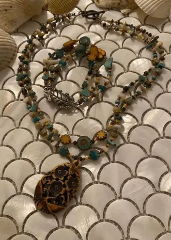 Handmade necklace and bracelet set