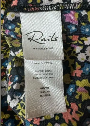 Rails Delaney Dress Size M Dark Ditsy Floral
