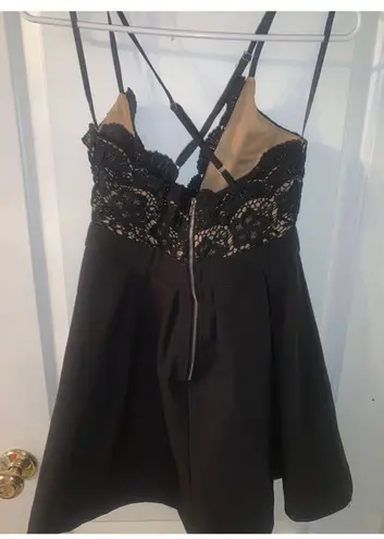 Boohoo Black Lace Dress