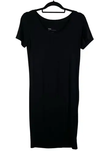 STORQ Maternity Postpartum T Shirt Dress Short Sleeve Stretch Black Size 1 US XS