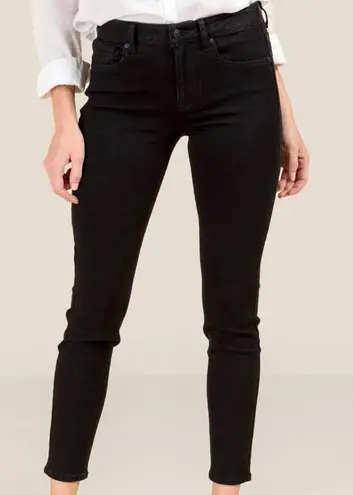 Francesca's  Basic Black Mid Rise Skinny Jeans