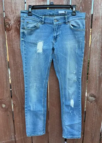 ANINE BING Light Wash Blue Distressed Skinny Jeans Women’s Size 26