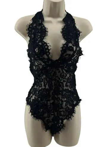Bluebella Natalia Body Black Lace Bodysuit Womens Size 6