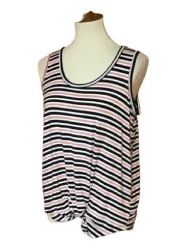 Christian Siriano slouchy striped tank top Size M