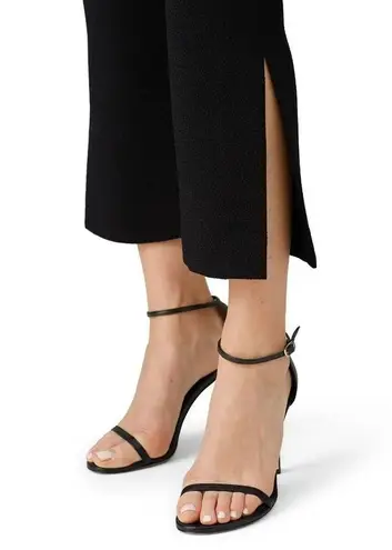 Black Halo Pravella One Shoulder Flare Leg Jumpsuit Black Size 14