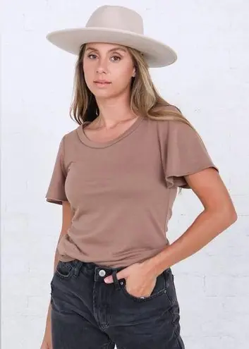 MikaRose || Ruffle Sleeve Top thumbnail 1