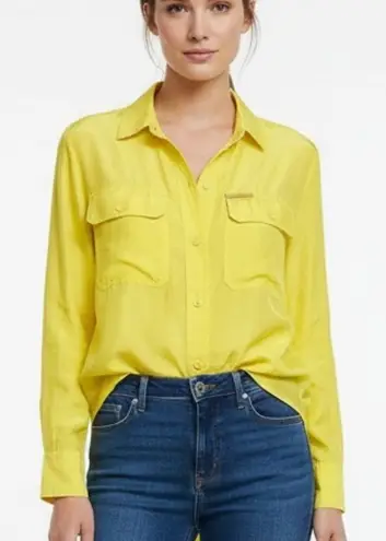 Calvin Klein Jeans Yellow Button