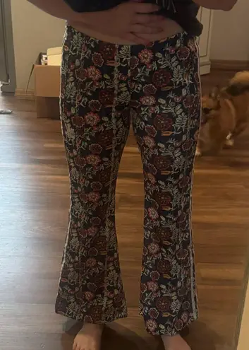 Adidas  x Farm Rio Cirandeira Flared Pants in Blue