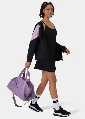 Halara Everyday Cloudful 2-in-1 Flare Dress-Wannabe-Longer Length Black XS