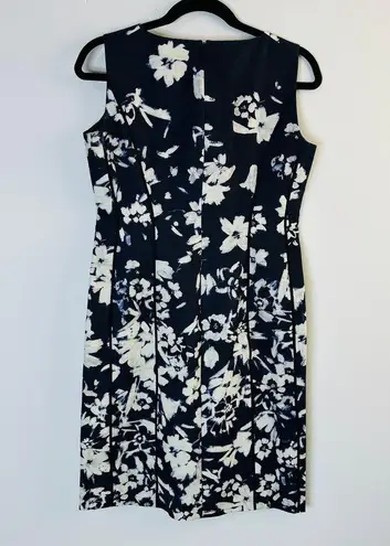 Lafayette 148 New York Evelyn Augusto Impression Floral-Print Sheath Dress