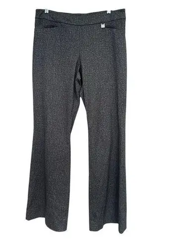 New York & Company Gray Boot Cut Pants with Professional Flair Size M Size M