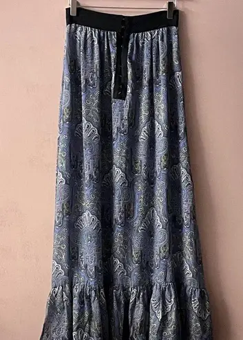 April, May Boho Blue Paisley Hook