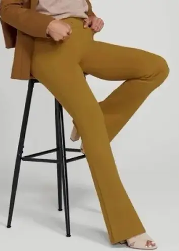 Betabrand Classic Two-Pocket DPYP Dress Pant Yoga Pant Straight Stretch Nutmeg