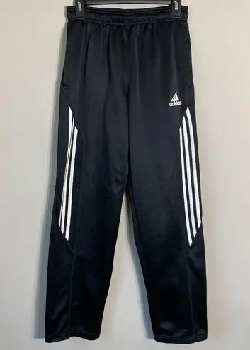 Adidas VTG  Classic 3 Striped Sweatpants Womens Small Black Activewear Athleisure